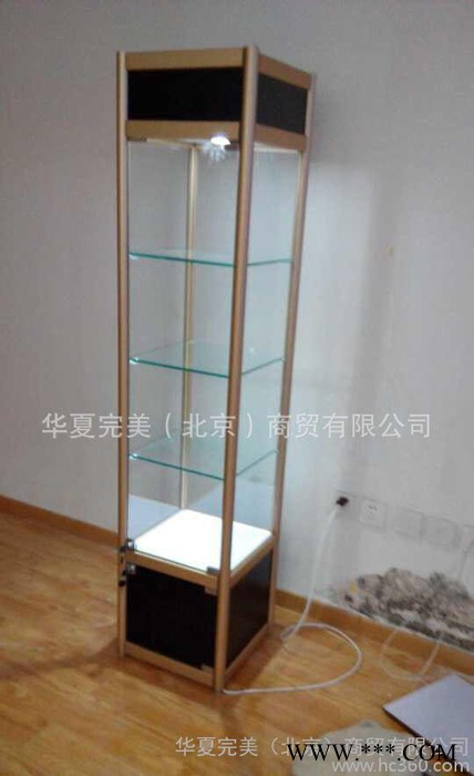 灯箱广告 玻璃展柜 **展示柜 化妆品展柜射灯 直销定做货架