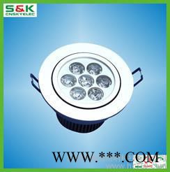 供应CNSKYELECLE-CL-71W-ALED 7x1W LED筒灯