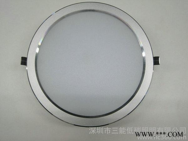 10英寸超薄形 LED筒灯 开孔250mm  CE_RoHS认证 18W EPISTAR灯珠 深圳厂家 3年质保