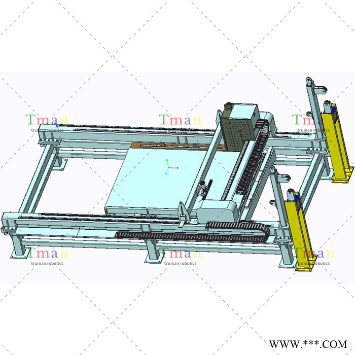 特鲁门桁架机械手之三轴桁架铣削机械手手 自动铣削图4