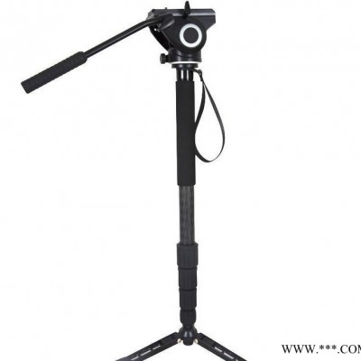 专业相机碳纤独脚架单反DV摄像机单脚架摄影支架脚架带云台套装
