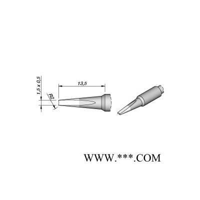 代理JBC原装烙铁芯C245-122烙铁头1.5mm一字平头