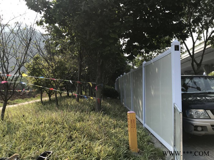 世腾 PVC围挡温州地区PVC围挡彩钢板围挡隔离护栏现货