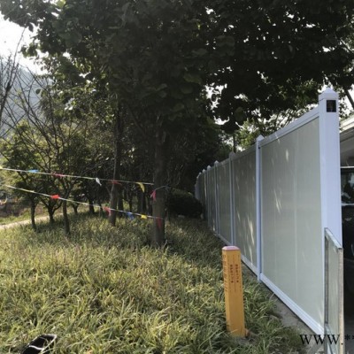 世腾 PVC围挡温州地区PVC围挡彩钢板围挡隔离护栏现货