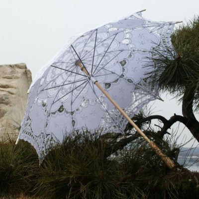 时尚创意雨伞 蕾丝工艺伞装饰伞 手1开钢骨 礼品广告伞