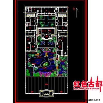 庭院园林设计花园木屋市政公园设计中式元素古建设计海派庭院设计欧式庭院设计