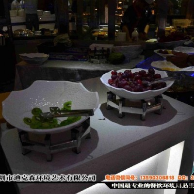自助餐用具  食品展架  陶瓷碟
