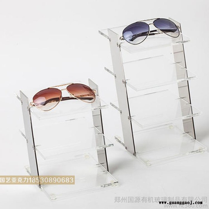 定制            金属质感眼镜展架郑州亚克力眼镜
