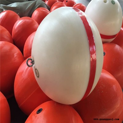 直径600双耳拉环水上塑料PE材质反光浮球