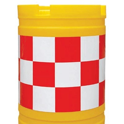 高弹性塑料防撞桶  便携式反光防撞桶  稳固耐磨防撞桶