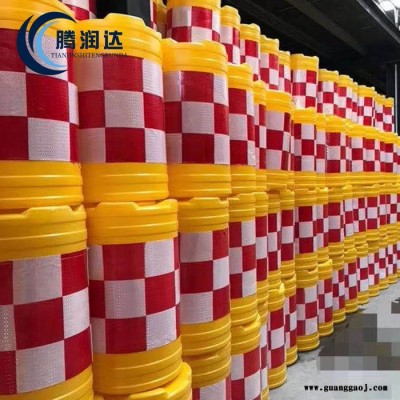天津交通设施厂家 吹塑防撞桶 滚塑防撞桶