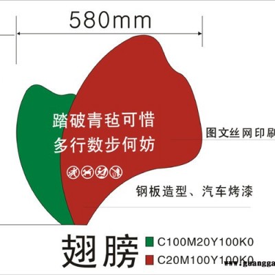 美艺花草牌/草地牌/广告牌/广告牌厂家/标识牌/宣传栏/公告栏/信息栏