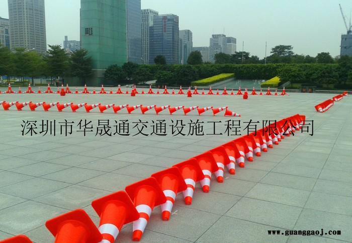 深圳PVC路锥、 PVC750mm红色圆方锥、PVC路锥报价
