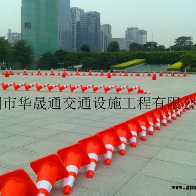 深圳PVC路锥、 PVC750mm红色圆方锥、PVC路锥报价