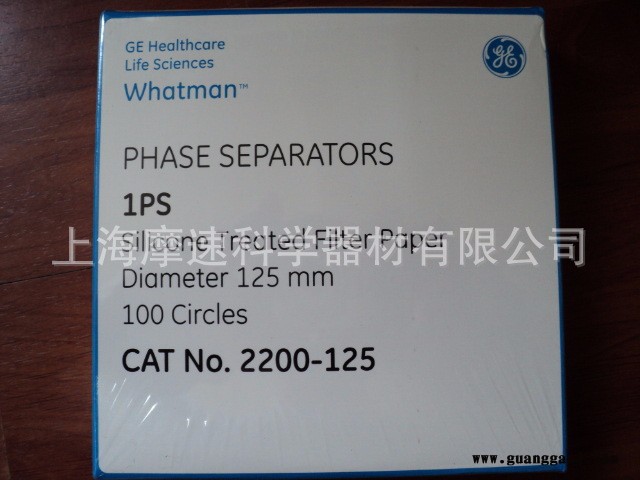 whatman 1PS析相纸 疏水性的滤纸2200-125 上海摩速代理
