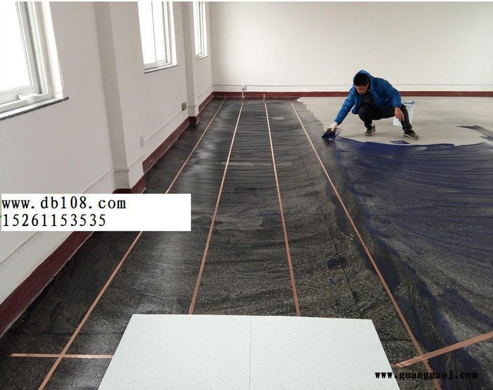 五寨县华静PVC防静电地板机房实验室导电地胶片材地板