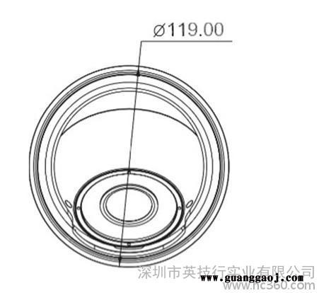 供应室外变焦红外半球摄像机 SONY 700TVL（DS1497-2812）