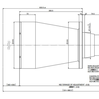 日本茉丽特      MTL系列    MTL-18018C-010    百万像素    远心工业镜头