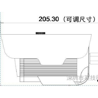 供应室外定焦红外防水摄像机 SONY 700TVL(DS1267)