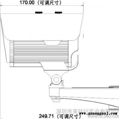 供应室外定焦红外防水摄像机 SONY 700TVL(DS1297)