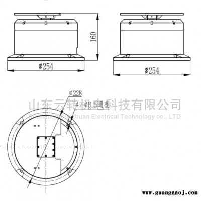 智能变速单轴一维中载云台20kg