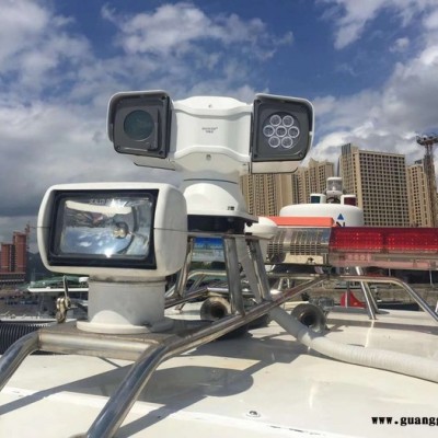 T型红外车载云台摄像机 工程车子监控  200万网络防水车顶云台 可船上安装