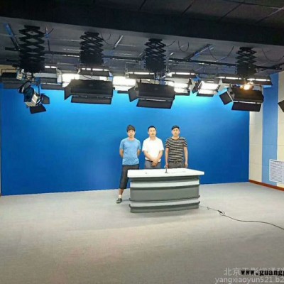 天影视通虚拟演播室摄影棚设计蓝箱绿箱方案设计 演播室灯光设计搭建