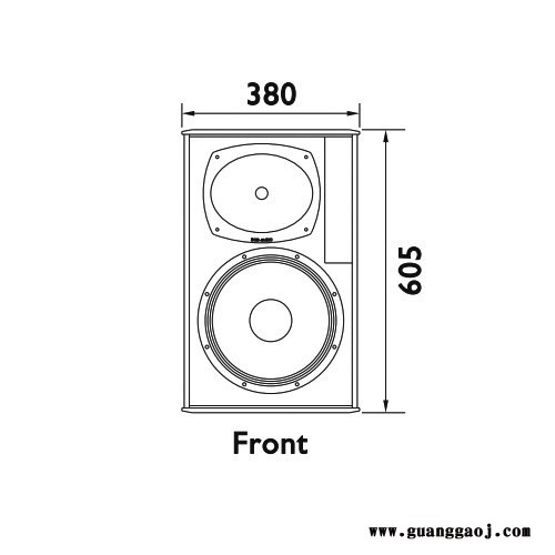 BOB AUDIO  CS122全频音箱  扩声音箱 专业音箱  舞台音箱 扩声音箱图3