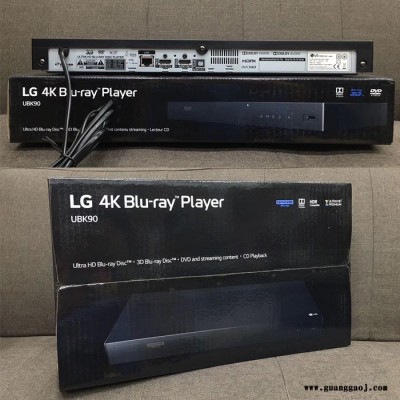 LG UBK90 4K UHD HDR 3D蓝光机播放器影碟机杜比视界新款蓝光DVD厂家