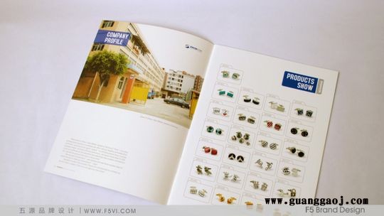 东莞长安饰品公司画册设计 〓 长安饰品宣传彩页设计印刷