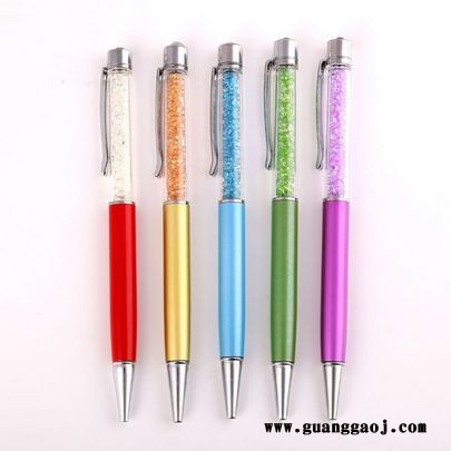 深圳厂家供应新款透明广告圆珠笔、免费设计LOGO、货到付款