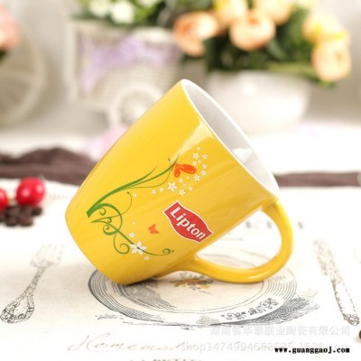 定做陶瓷杯 创意广告礼品定制 色釉咖啡杯 休闲茶杯