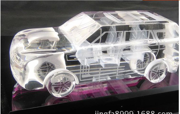 2015新品创意水晶工艺礼品水晶车模 定制定做个性车模精美礼品