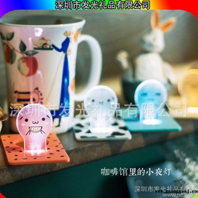 中国销量 的卡片灯 led灯泡小夜灯创意银行赠送客户礼品