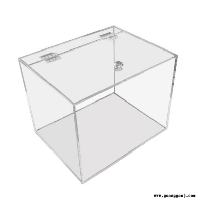 高透明亚克力礼品盒收纳展示盒子定做玩具模型防尘罩箱子拼接定制