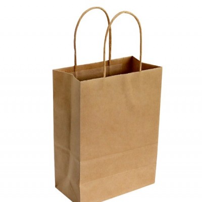 牛皮纸袋 外卖手提袋 外卖打包袋 定制奶茶打包袋 烘焙餐饮包装袋 礼品打包袋 可印logo