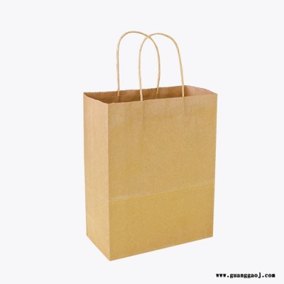 定制牛皮纸打包袋 外卖纸袋 外卖手提袋 订做烘培打包袋 餐盒手提袋 奶茶礼品包装袋子