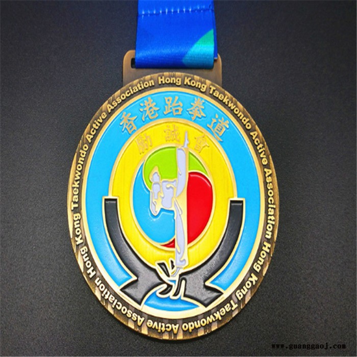 工艺品奖牌定制 日本东奥会比赛奖牌制作 挂在脖子上的奖牌