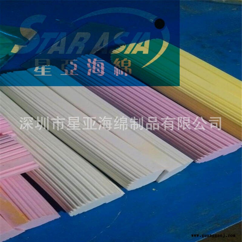 深圳进口高密度压缩海绵片 打码机印刷墨盒吸水海绵管 吸油海绵柱