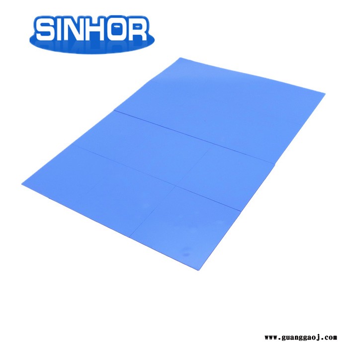 厂家定制SINHOR牌模切定制导热双面胶 LED灯条粘贴铝基板散热胶带粘性强蓝色
