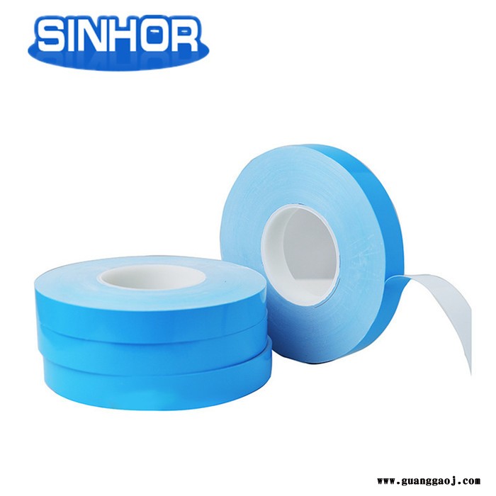 厂家定制SINHOR牌导热双面胶LED模组蓝色导热胶带