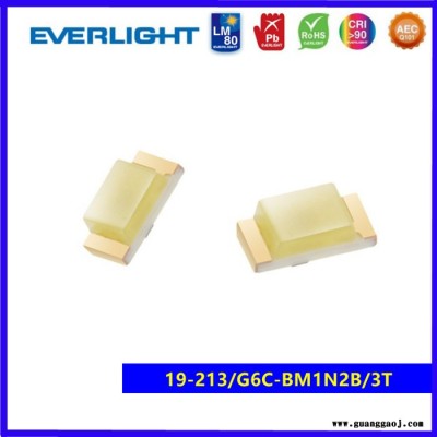 Everlight/亿光0603发光二极管19-213系列SMD发光二极管LED灯珠贴片式发光管