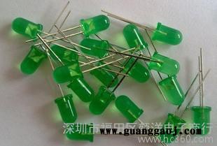 5MM 绿发绿 高亮 发光管 LED 发光二极管 深圳颜洋电子