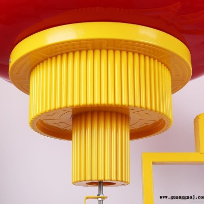 LED灯笼黄色支架工程特色灯笼防水亚克力灯笼环保材料户外防水
