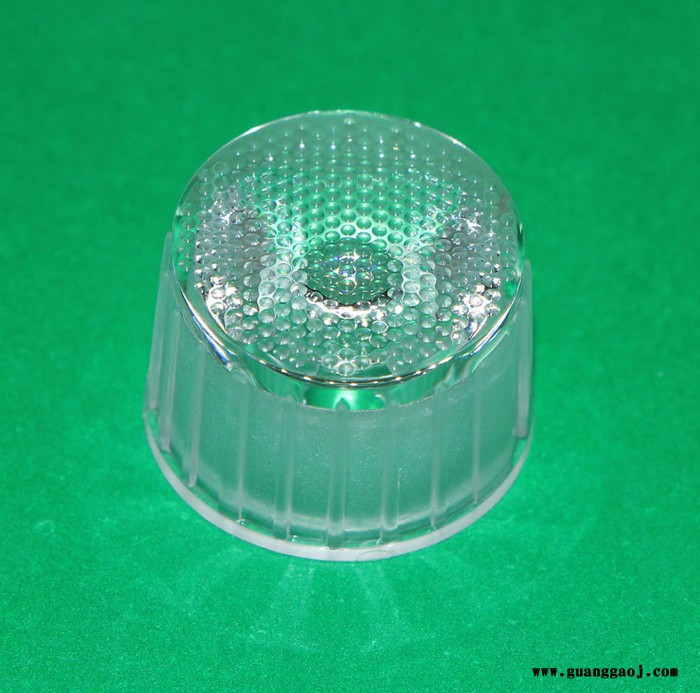 LED光学透镜  大功率单颗透镜  防水一体透镜    洗墙灯透镜  15°带支架珠面