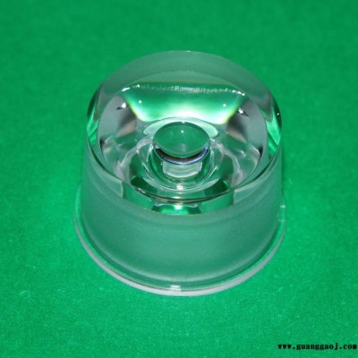 LED光学透镜  洗墙灯透镜   防水一体透镜  大功率单颗透镜   60°带支架光身光面