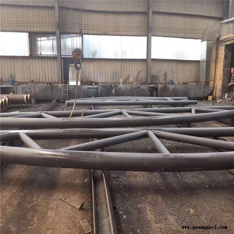 桥式网架管桁架 镀锌桁架管生产厂家 建合管道