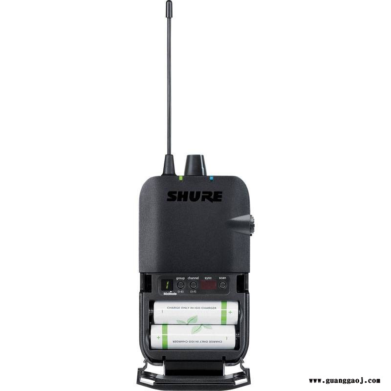 Shure P3R 舒尔无线腰包接收机 立体声舞台返送耳机系统 歌手舞台无线耳返耳机系统图3