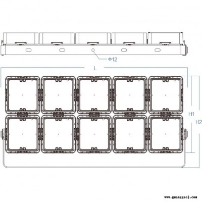 亚明LED投光灯TG10A模组型LED投光灯