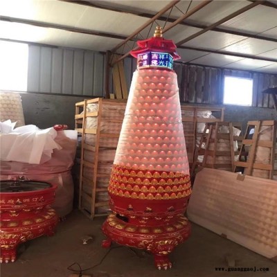 鸿缘法器 玻璃钢底座千佛灯 寺庙功德转运灯 LED显示屏千佛灯厂家定制